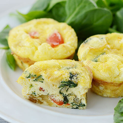 Spinach-Feta Mini Frittatas (dairy-free option!) 5 spinachfeta mini frittatas