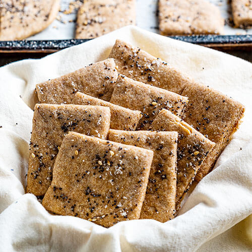 Sprouted Spelt Crackers (easy & delicious snack!) 2 sprouted spelt crackers
