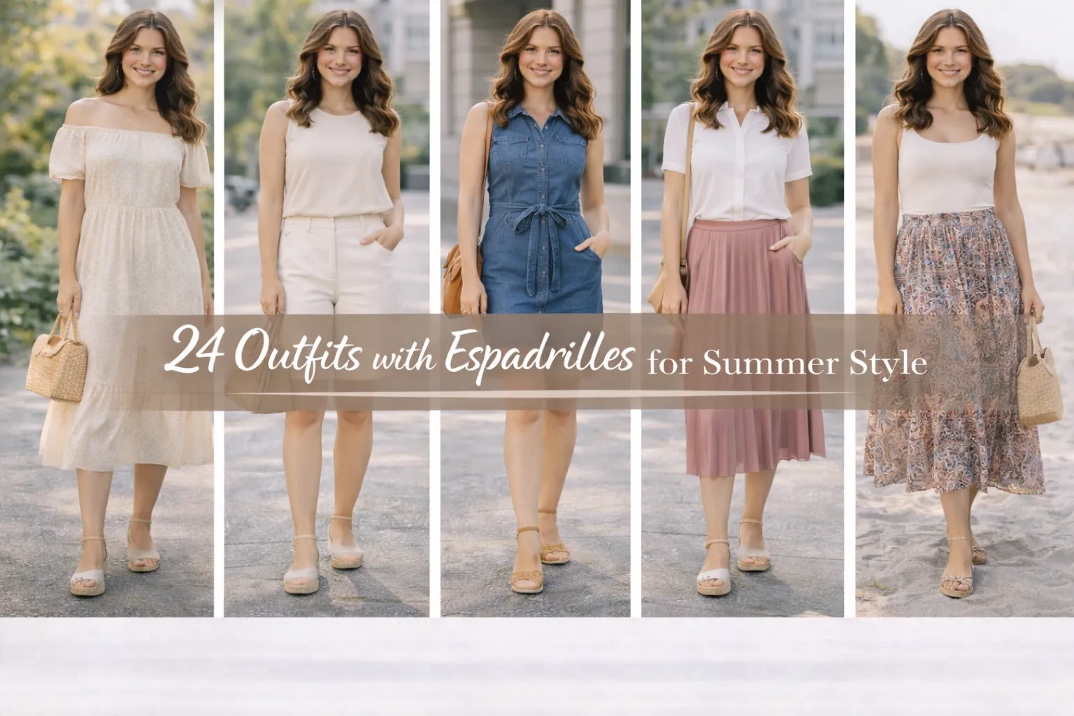 outfits espadrilles summer