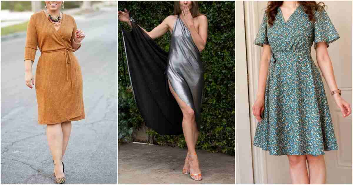 9 Summer Wrap Dress Free Sewing Patterns 10 summer wrap dress