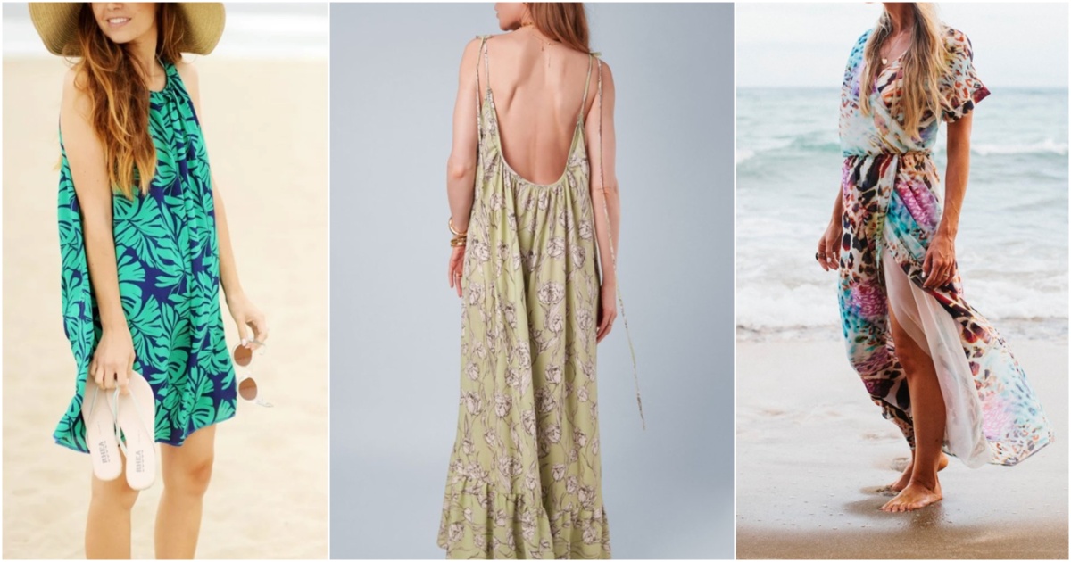 ladies beach dress