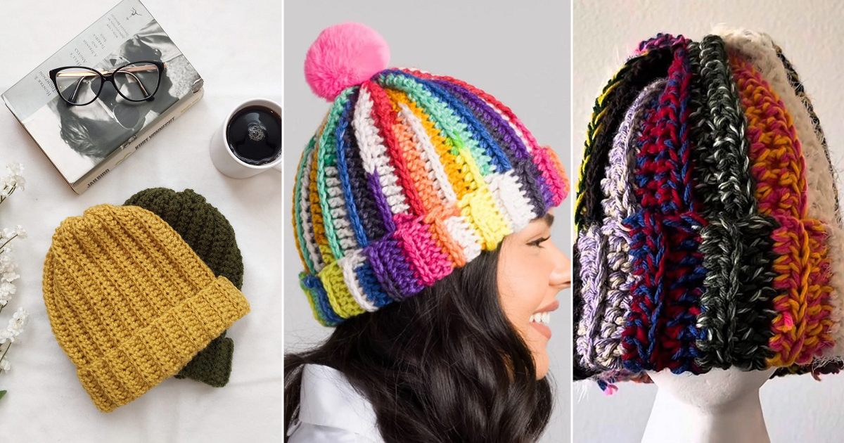 supreme crochet beanie