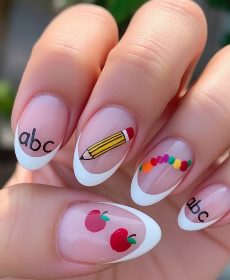 back school nails