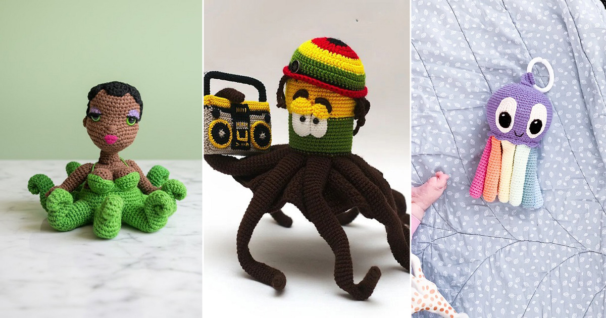 unique crochet octopus