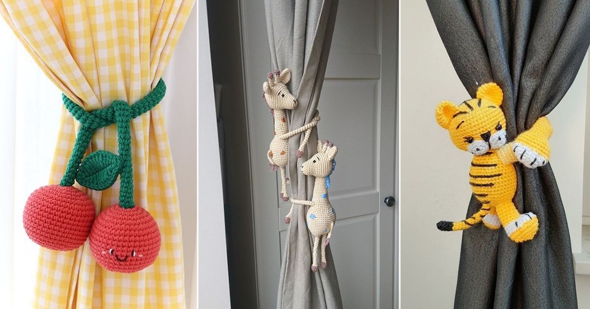 unique curtain holder