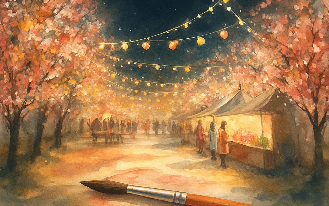 25 Cozy Spring Village Watercolors for Creative Inspiration 4 cozy spring village