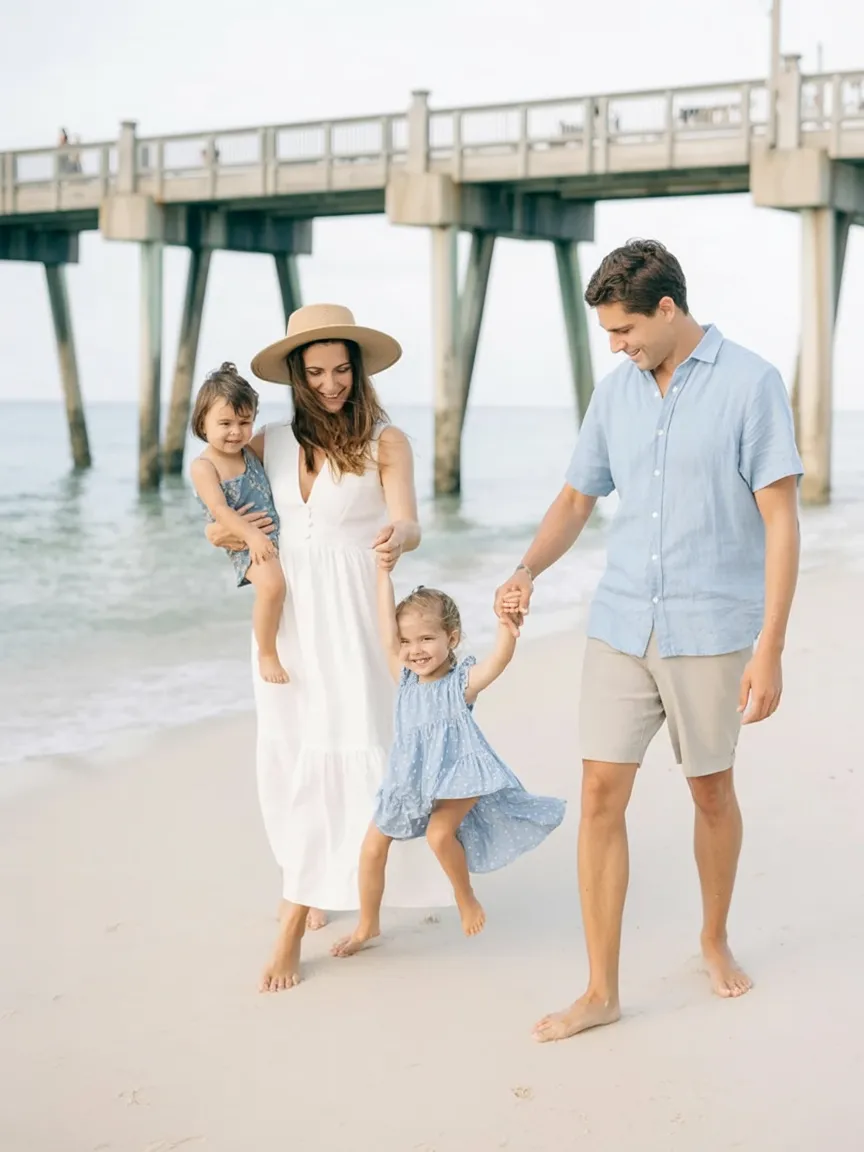 fresh stylish family