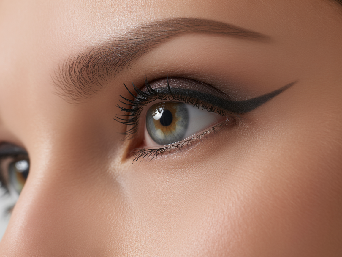 apply eyeliner like