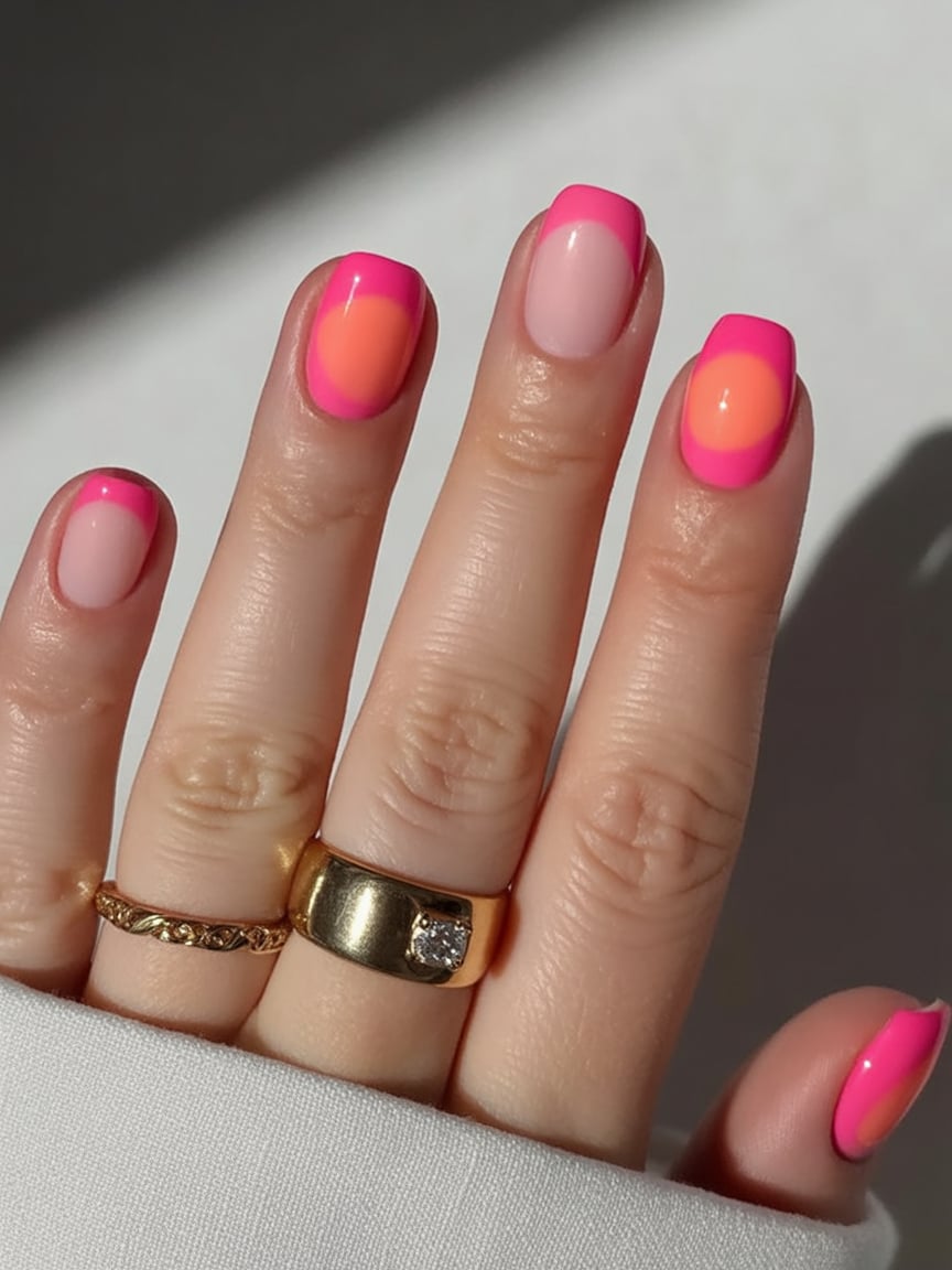 end summer nails