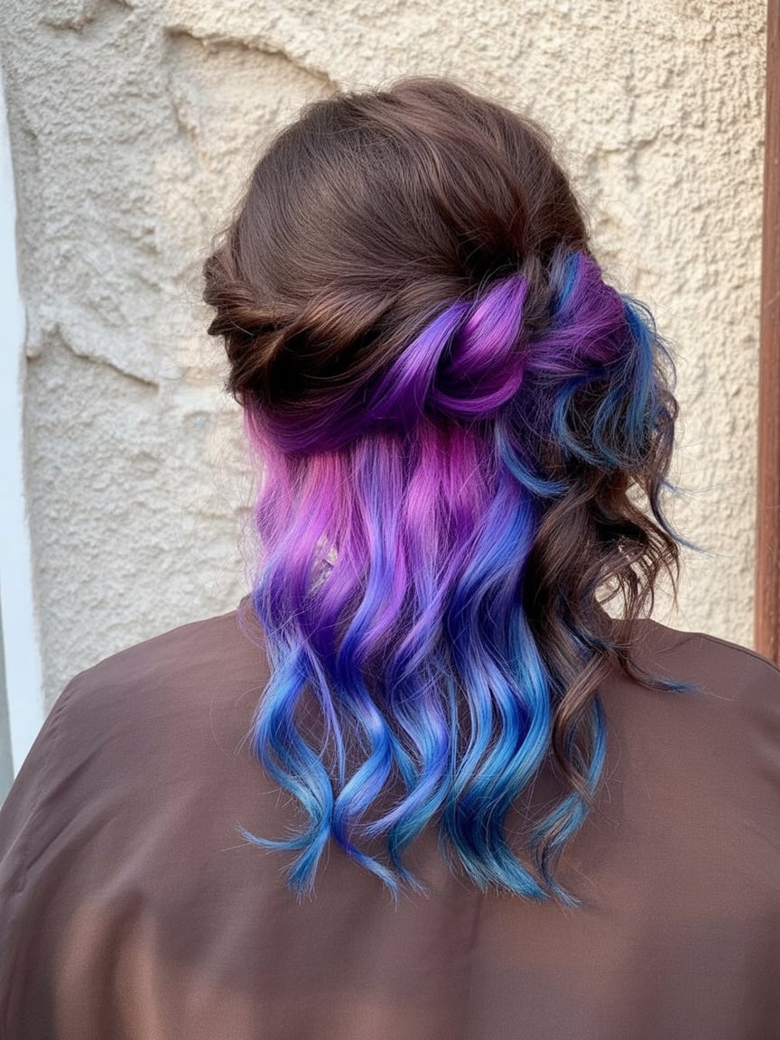 peekaboo hair color