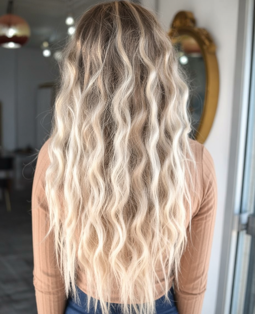 beach blonde hair
