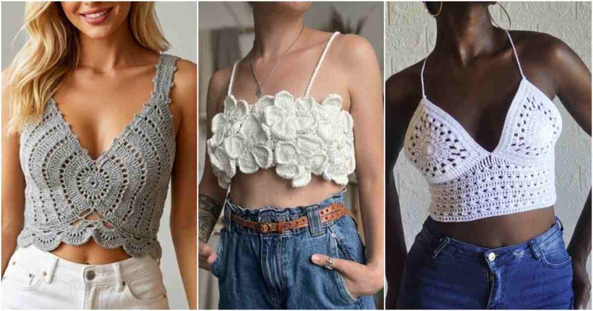 6 Zara Crop Top Free Crochet Patterns 2 zara crop top