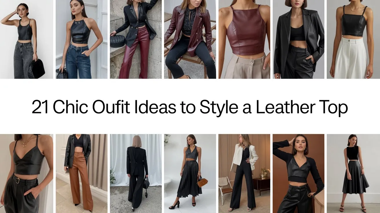style leather top
