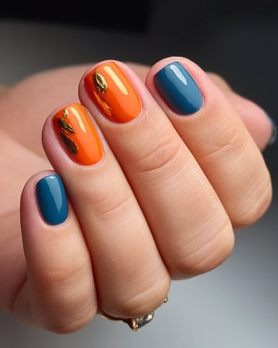 simple fall nails