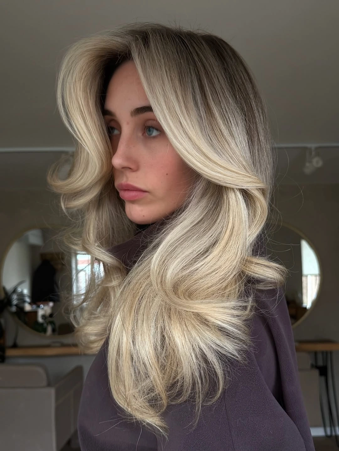 beige blond hair