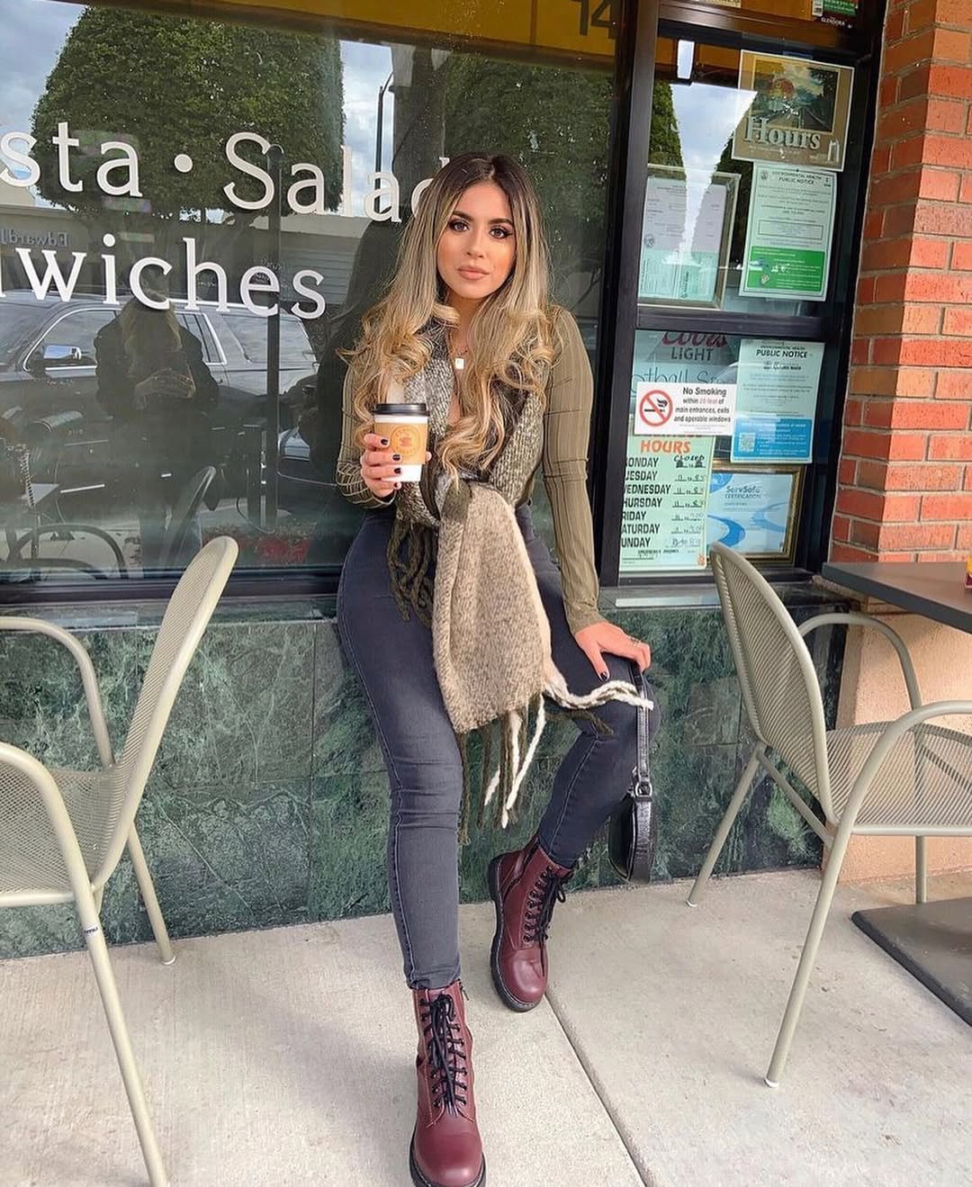 fall boot outfit