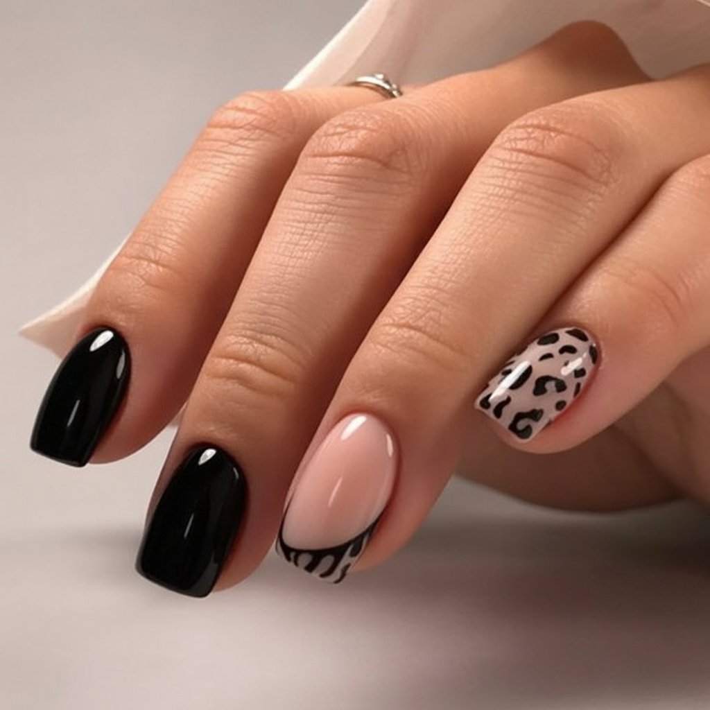22 Black Fall Nails 2025 That Are Bold, Beautiful, and Totally You 10 black fall nails