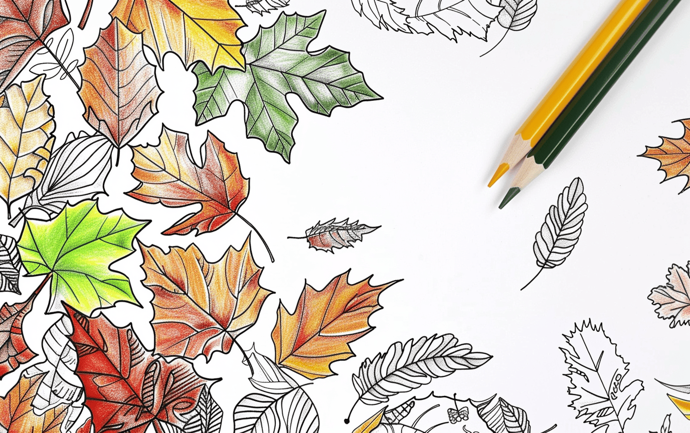relaxing autumn coloring
