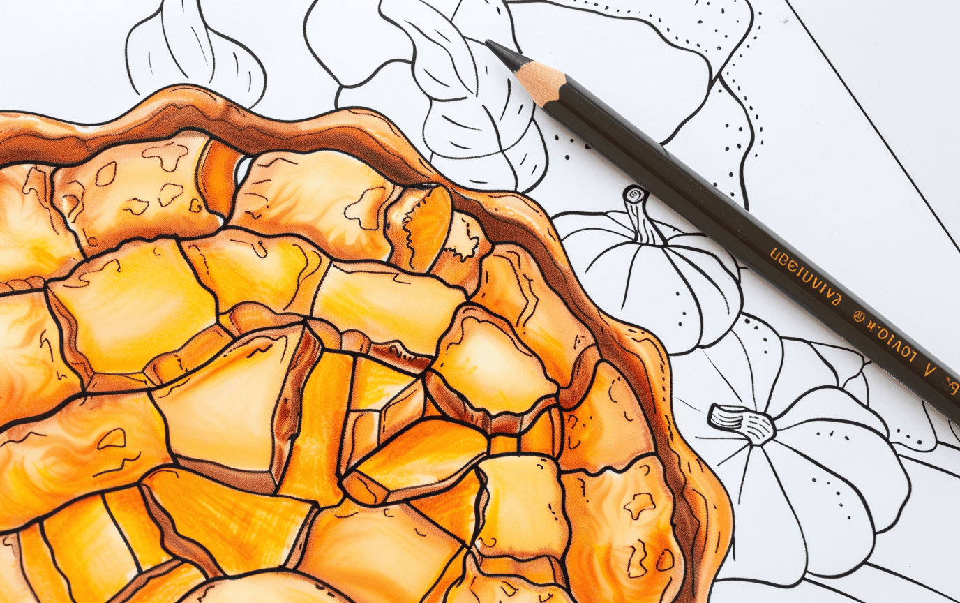30 Whimsical Autumn Baking Coloring Pages for Creative Fall Fun 7 whimsical autumn baking
