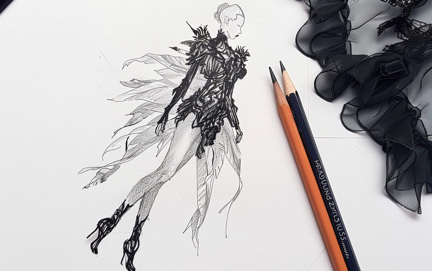 25 Costume Sketch Ideas for a Magical Halloween 9 costume sketch ideas