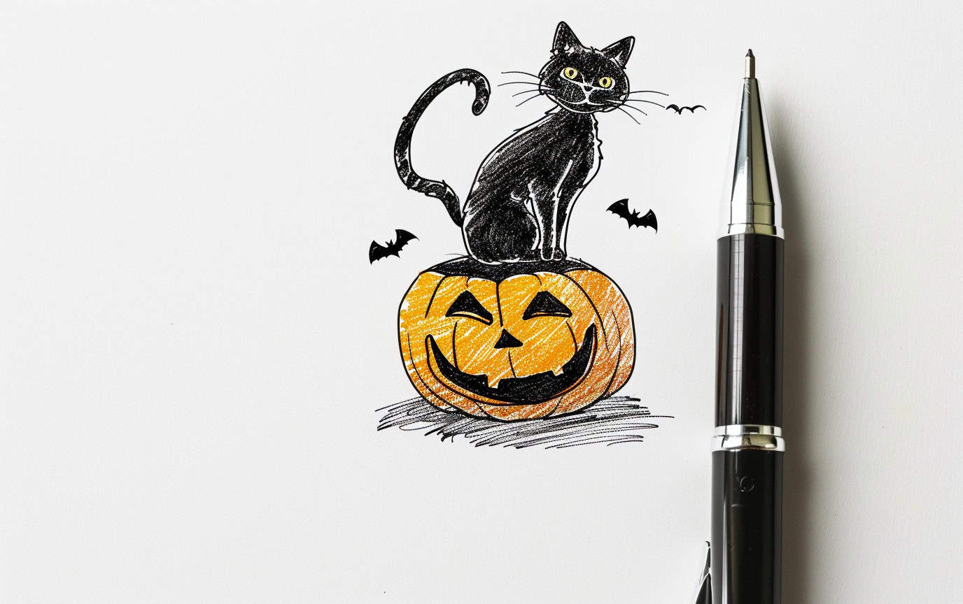 25 Creative Halloween Drawing Ideas to Add to Your Sketchbook 10 creative halloween drawing
