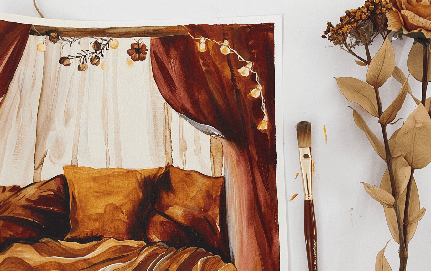cozy autumn bedroom