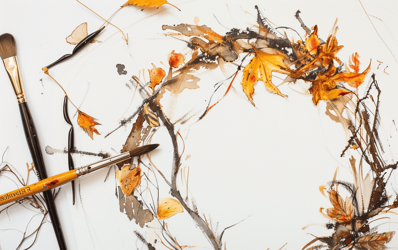 rustic autumn wreath
