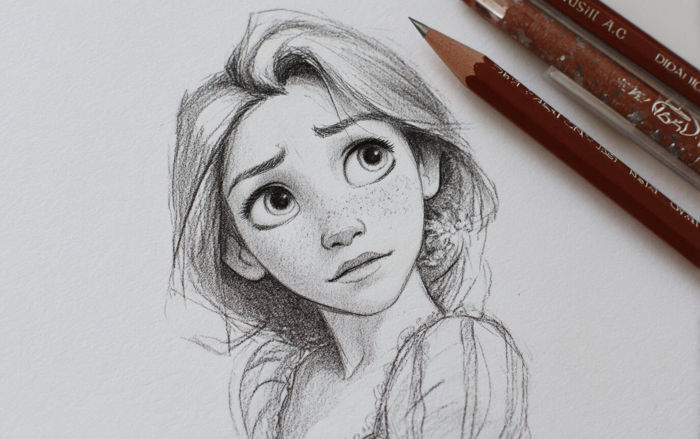 disney character sketches