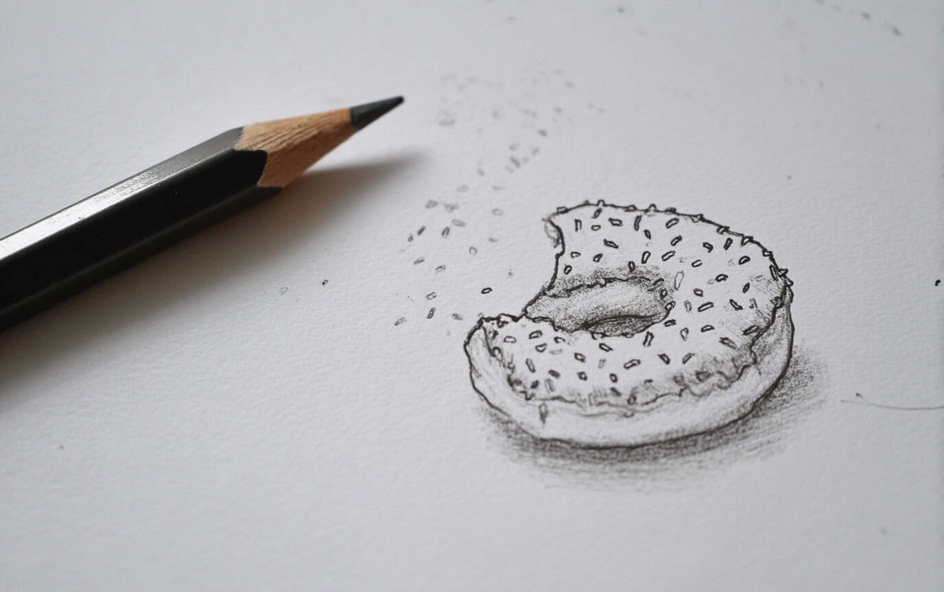 25 Simple and Cute Sketch Ideas for Lazy Days 7 simple cute sketch