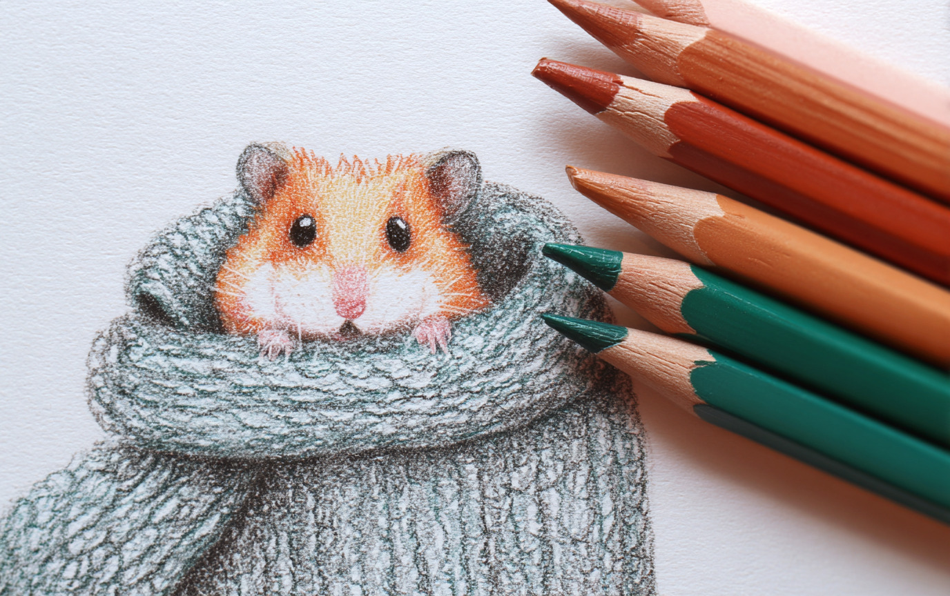 25 Adorable Winter Animal Drawings for Creative Days 5 adorable winter animal