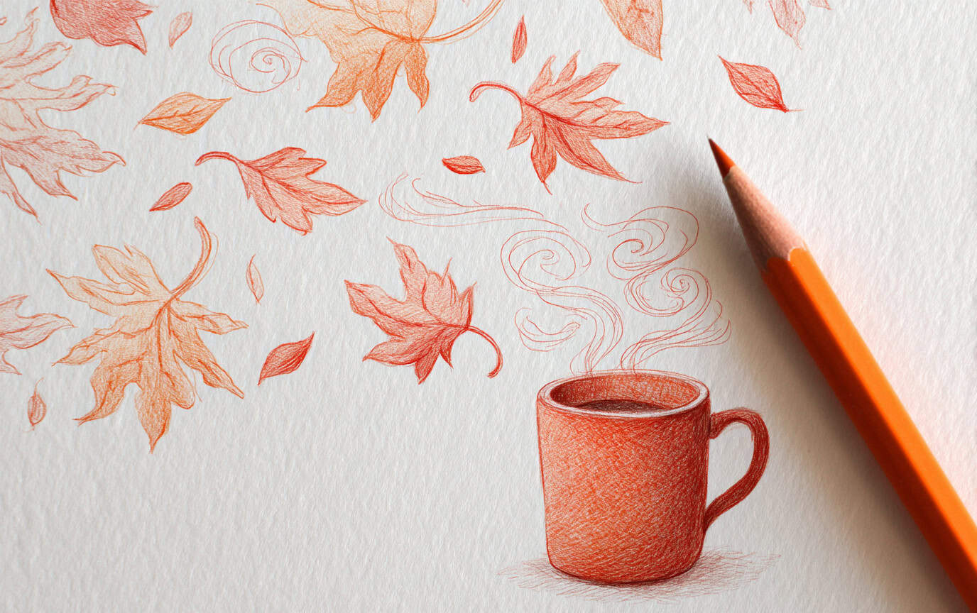 25 Easy Cute Autumn Doodles for Beginners to Fill Your Sketchbook 6 easy cute autumn