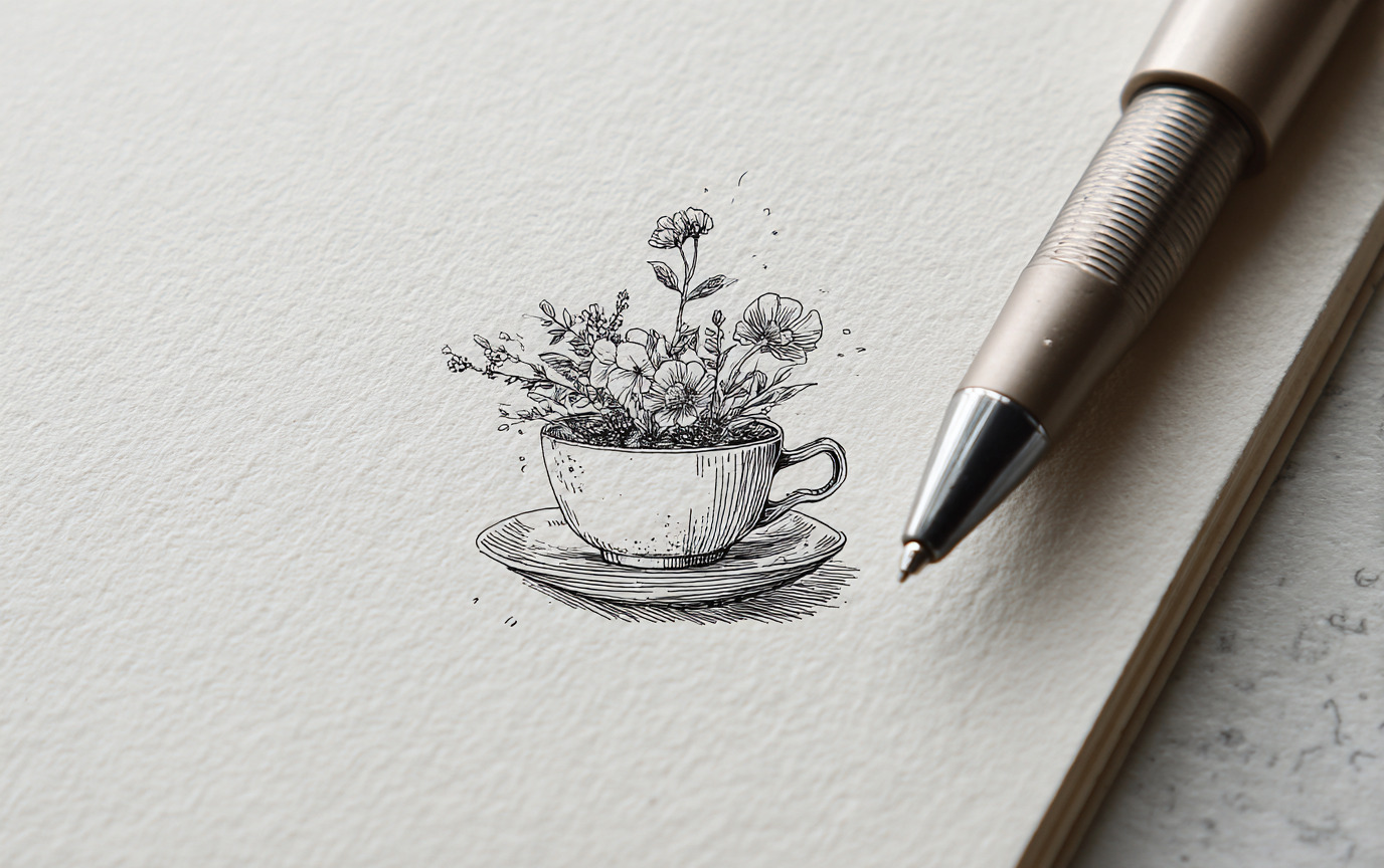 25 Elegant Pen and Ink Spring Drawings Inspired by Nature 10 elegant pen ink