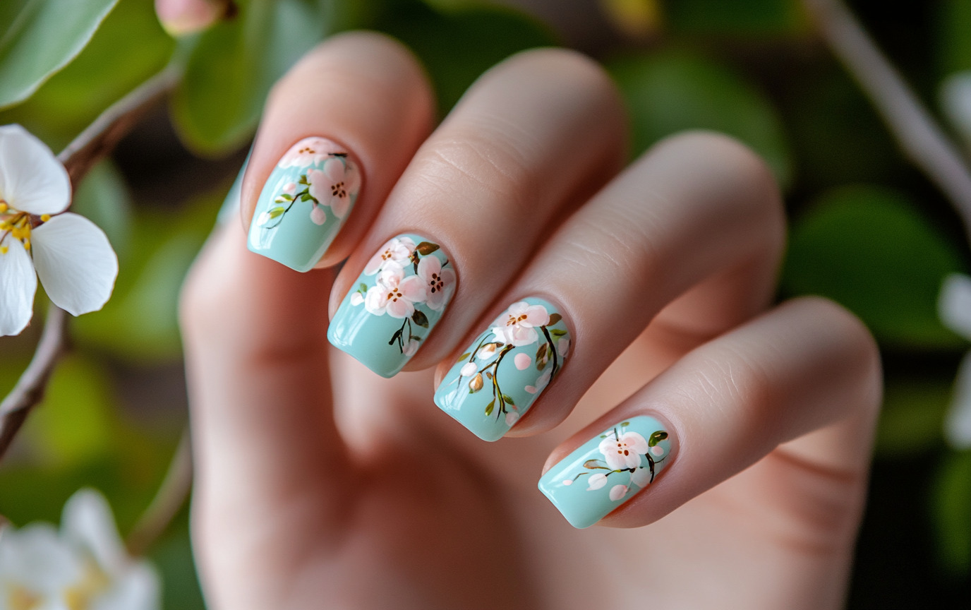 cute spring nail