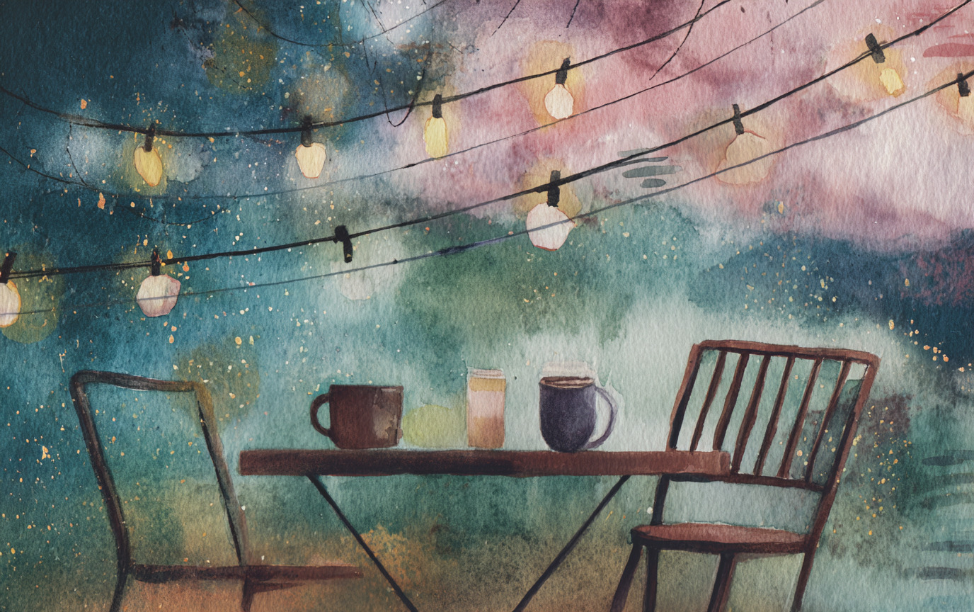 25 Cozy Cafe Watercolour Ideas for Relaxing Art Days 6 cozy cafe watercolour