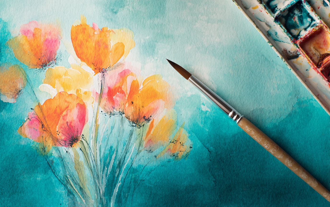 25 Easy Abstract Floral Painting Ideas for Beginners 7 easy abstract floral