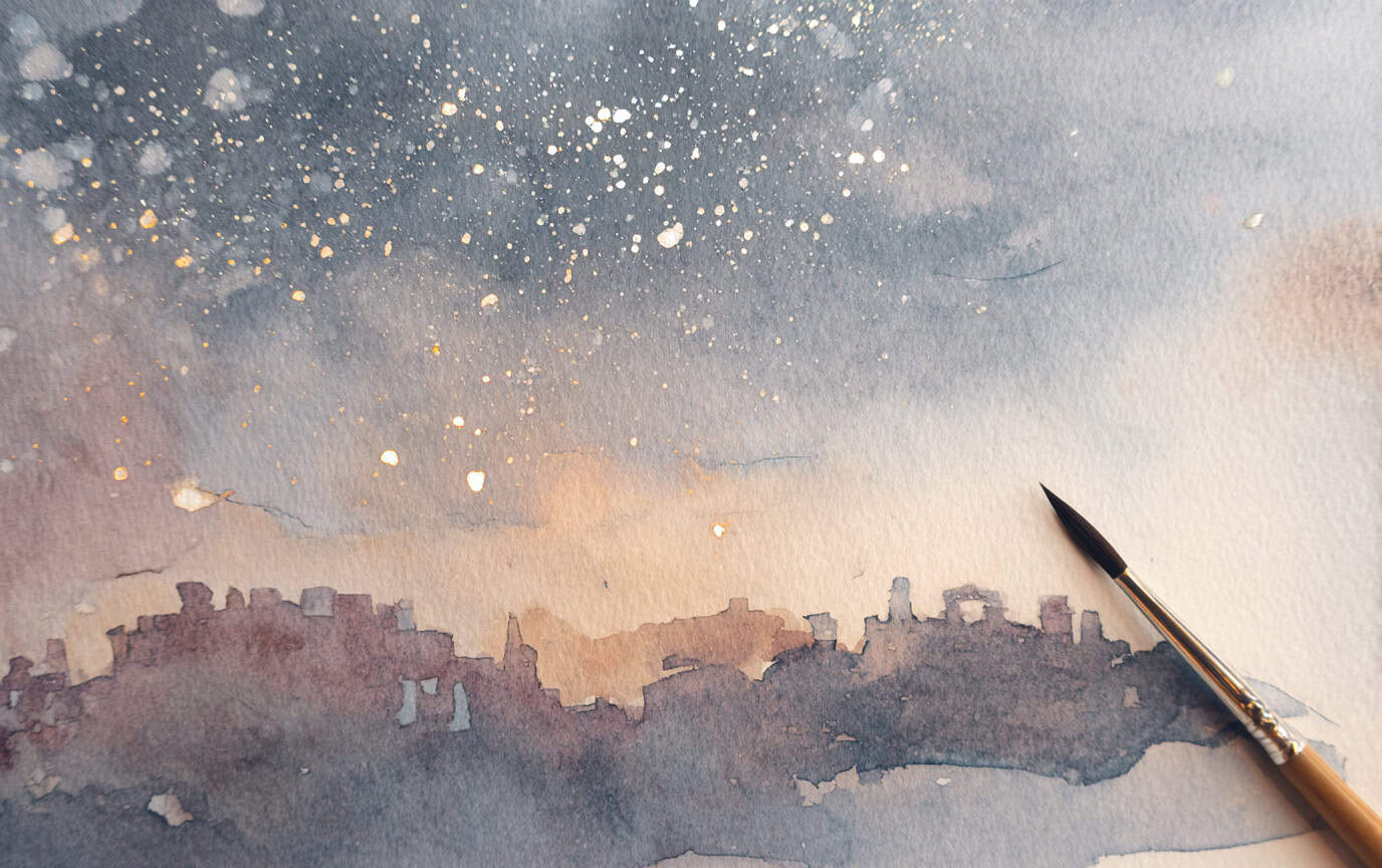 easy loose watercolor