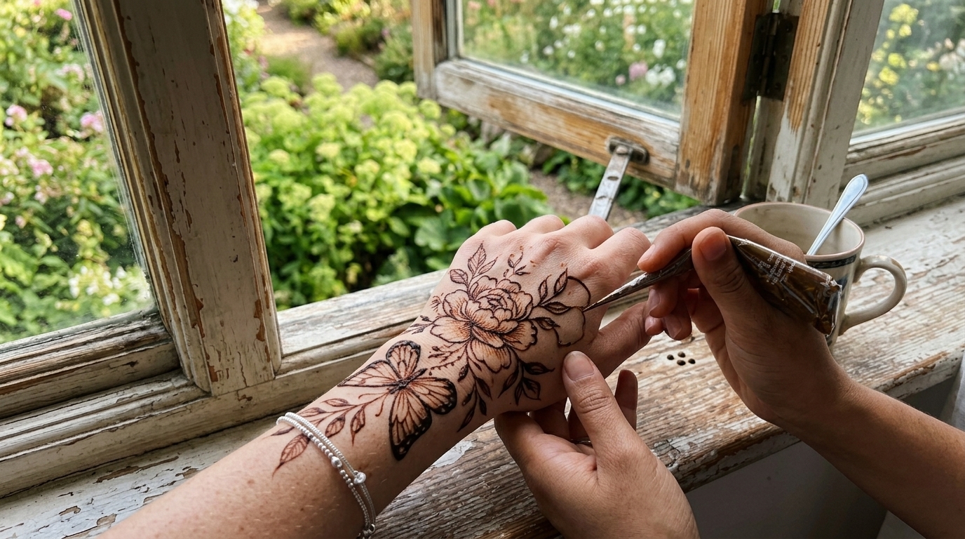 25 Stunning Floral Henna Designs for Hands & Wrists 5 stunning floral henna