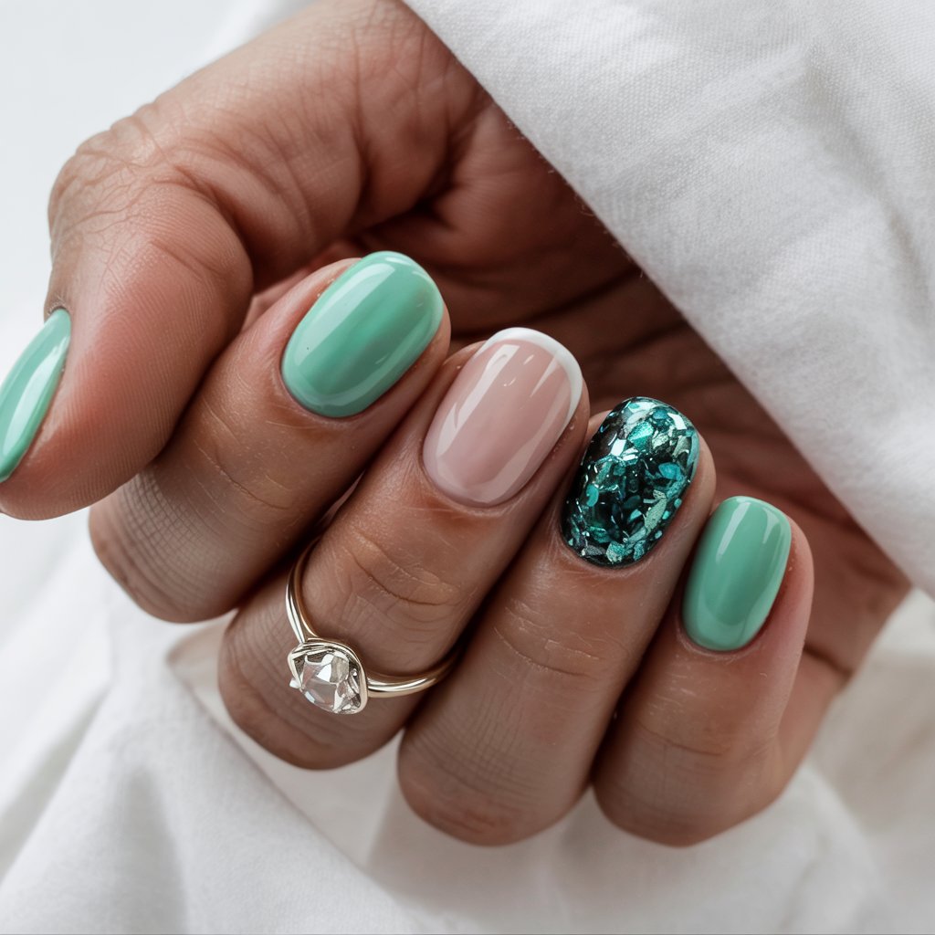 short oval nails