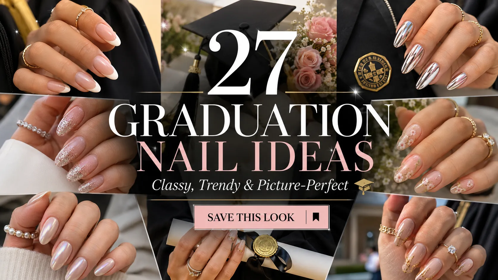 graduation nail ideas