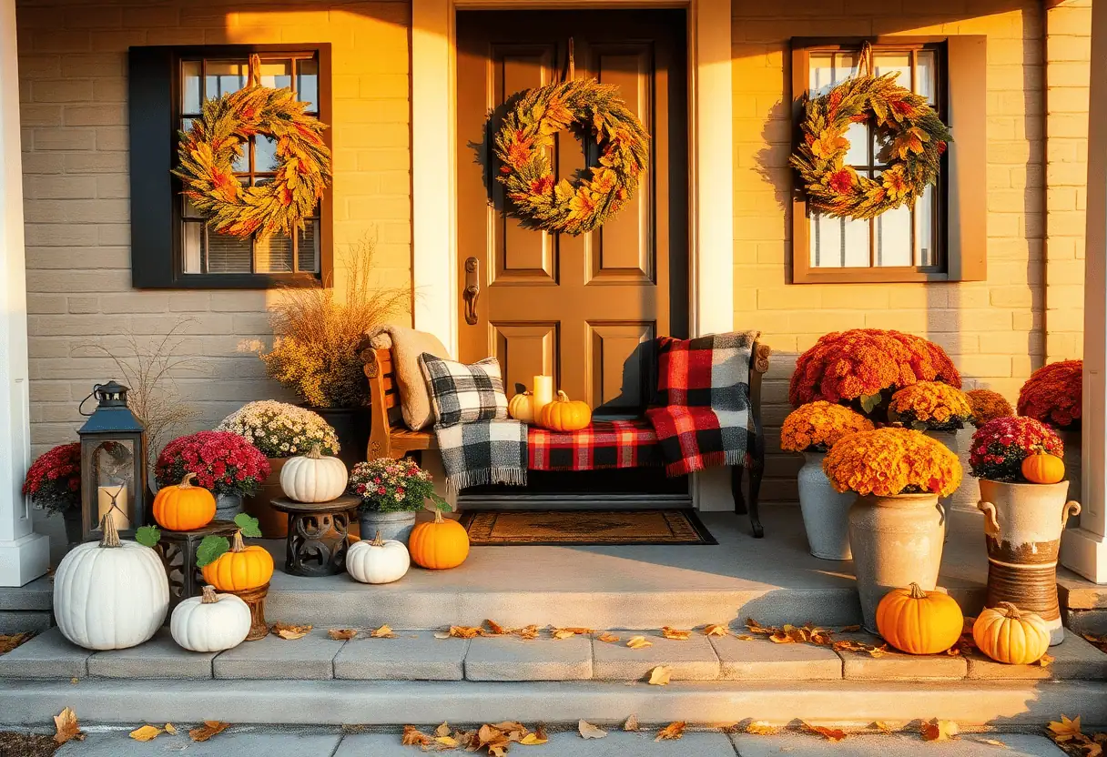 fall front porch