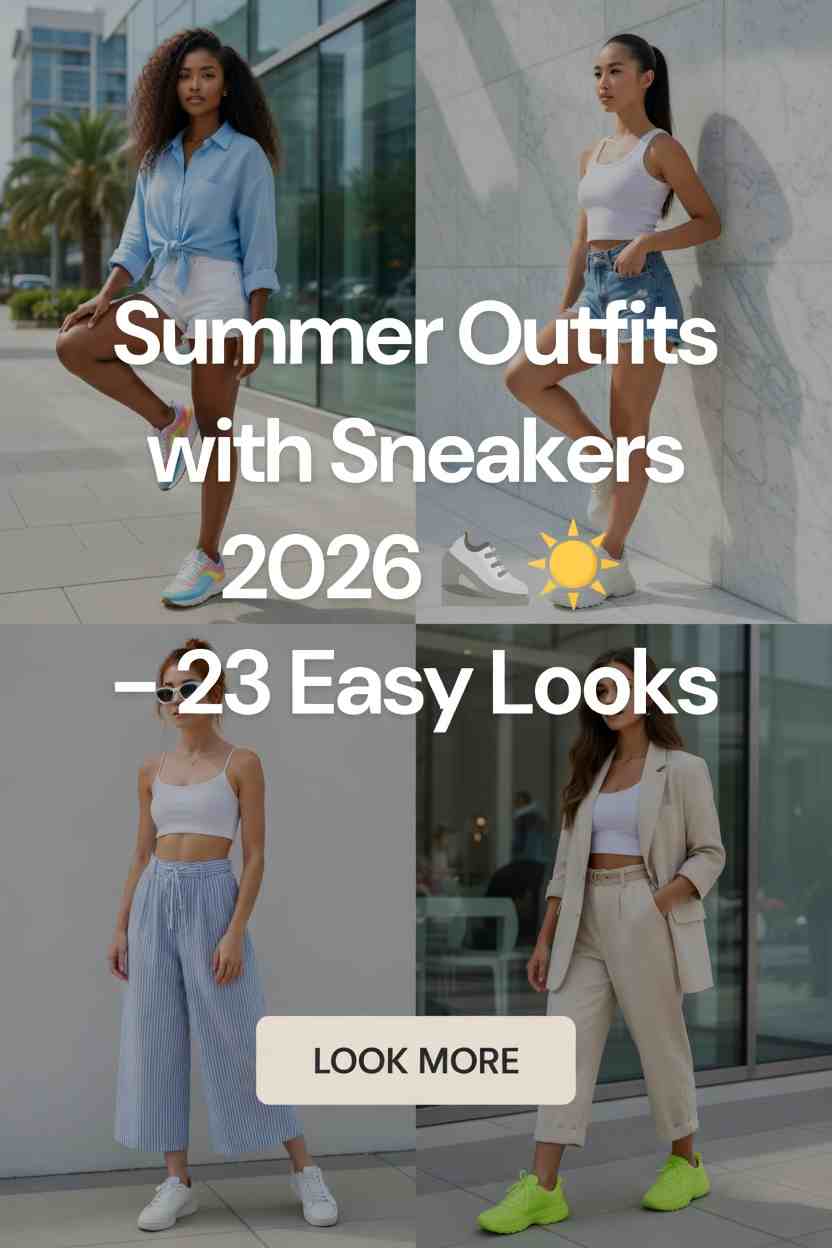 Women’s Summer Sneaker Looks 2026 – 23 Chic Ideas 7 women8217s summer sneaker