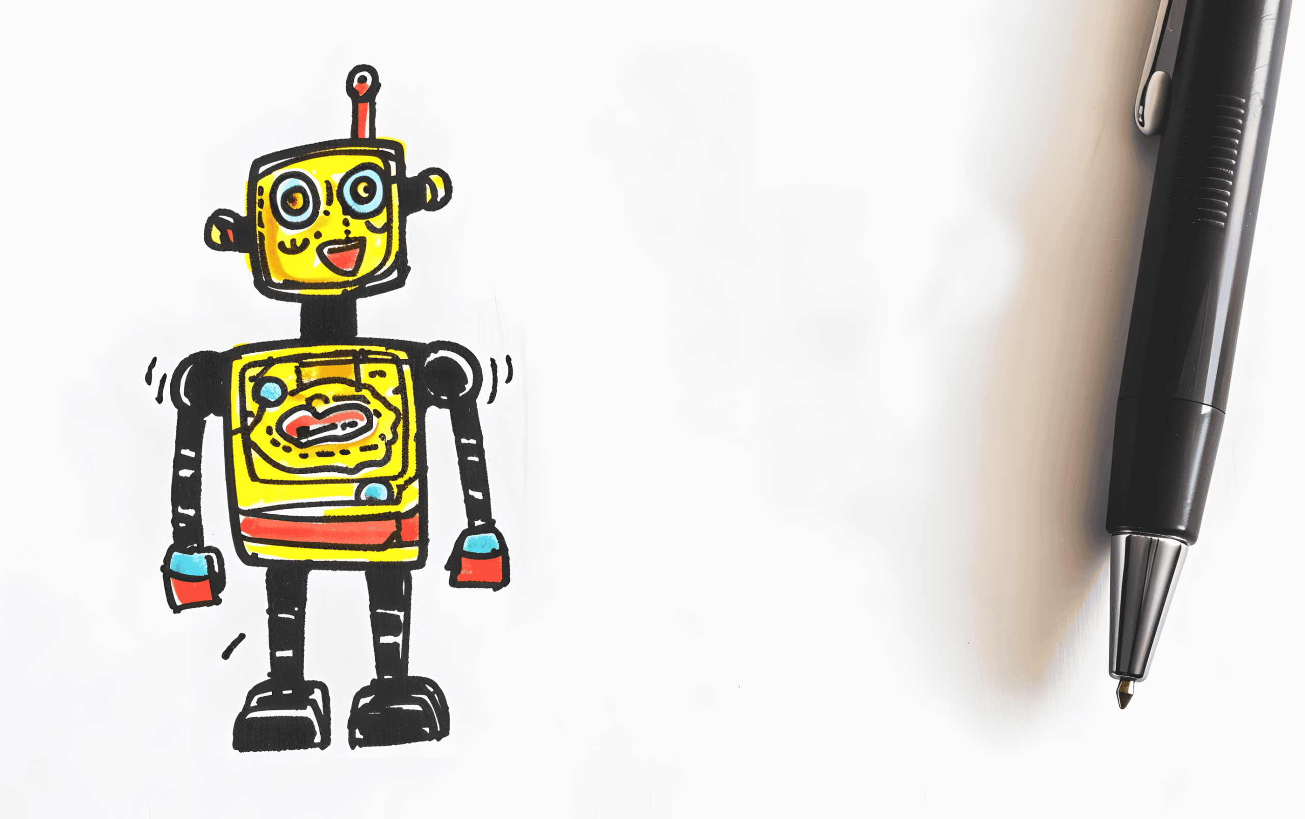 30 Quirky Robot Doodles to Spark Your Imagination 2 quirky robot doodles