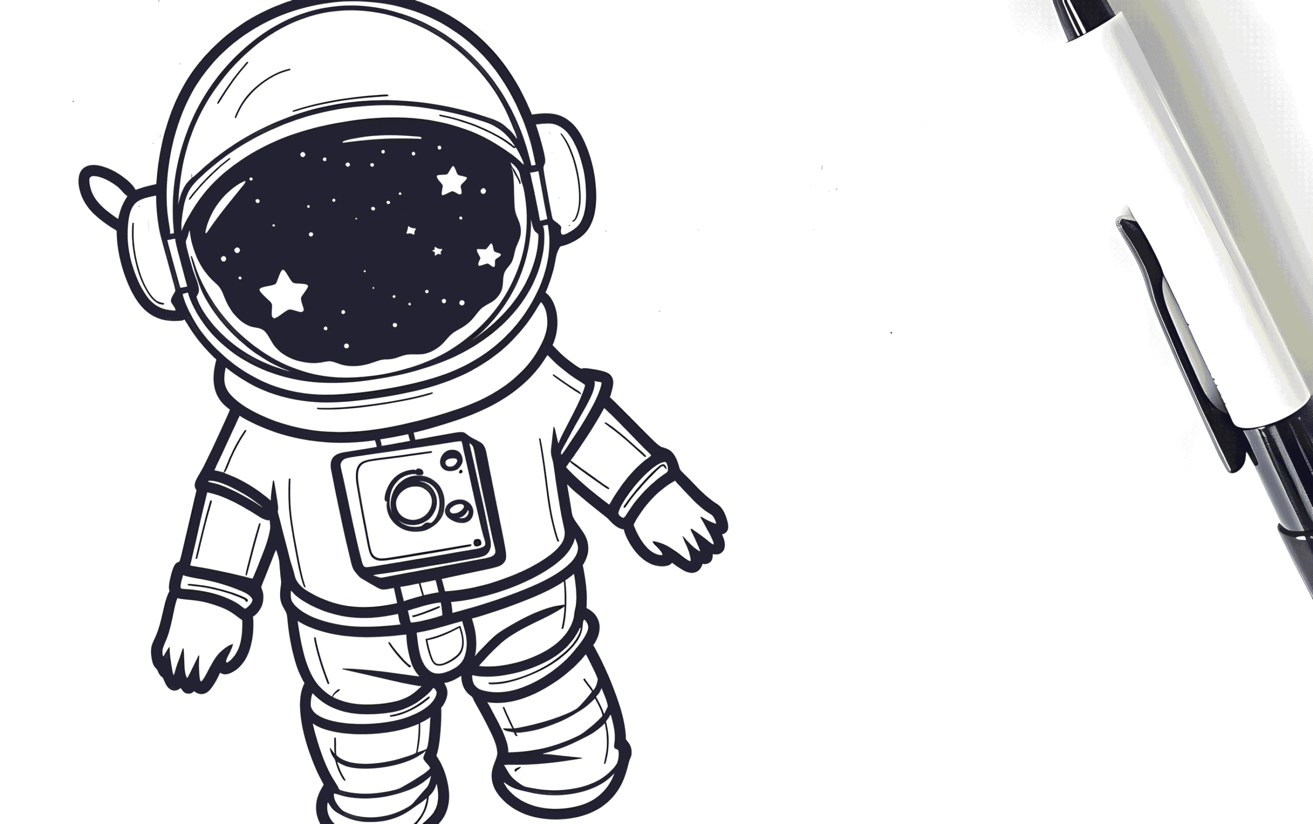 30 Fun and Easy Space-Themed Doodle Ideas 4 fun easy spacethemed