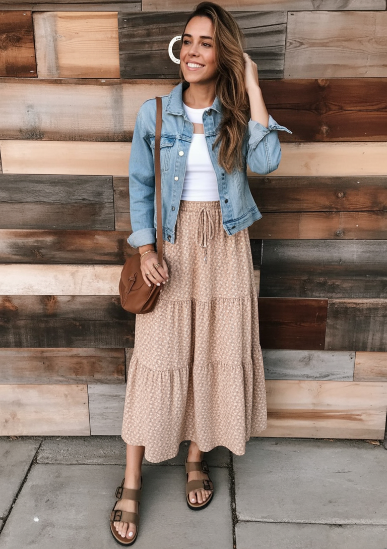 warm spring outfits