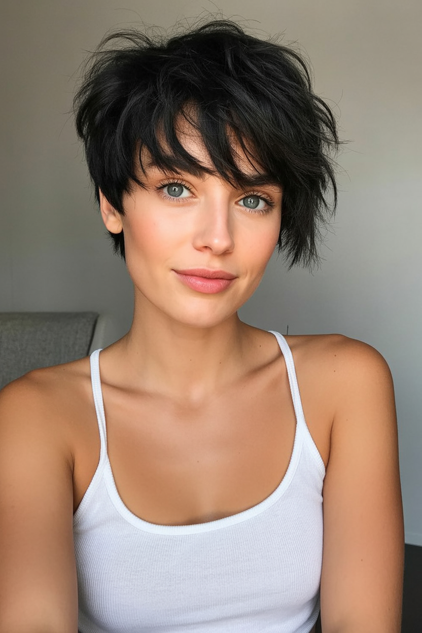 asymmetrical pixie cuts