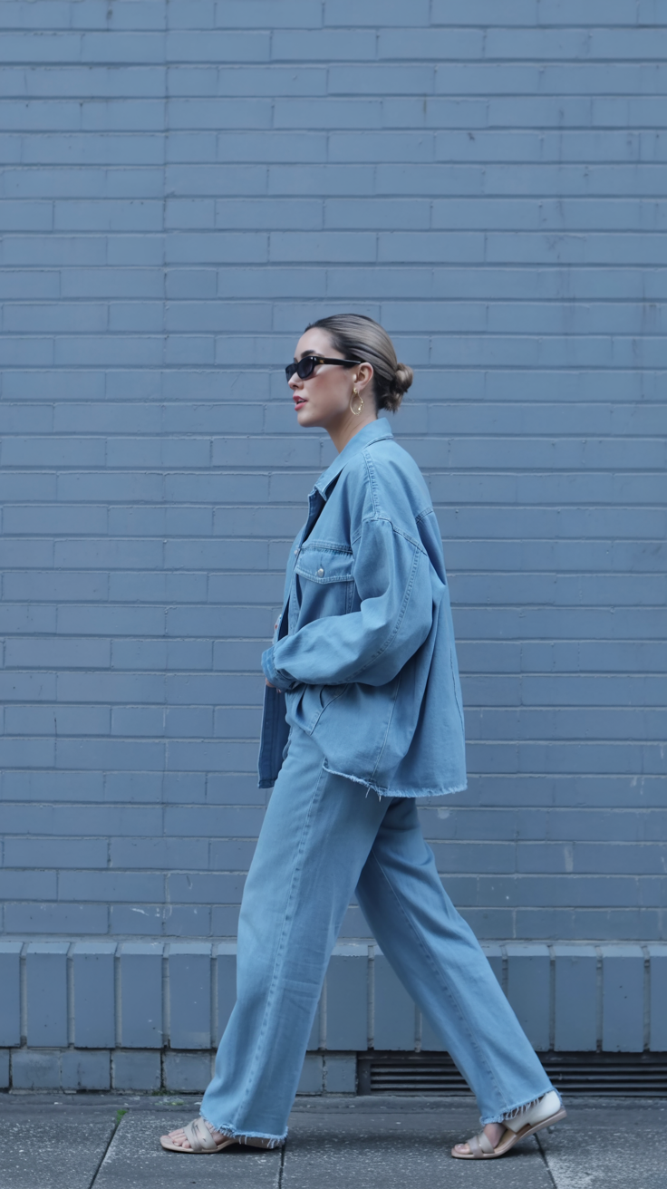 denim denim outfit