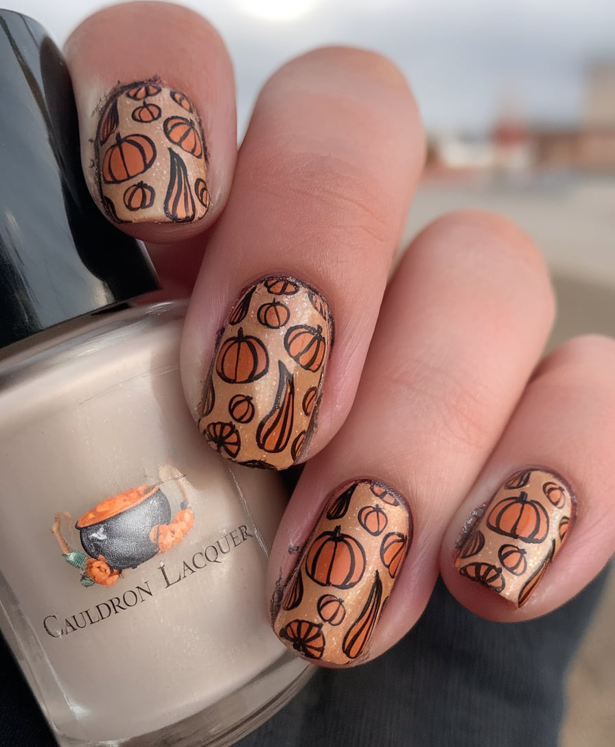thanksgiving nails 2025
