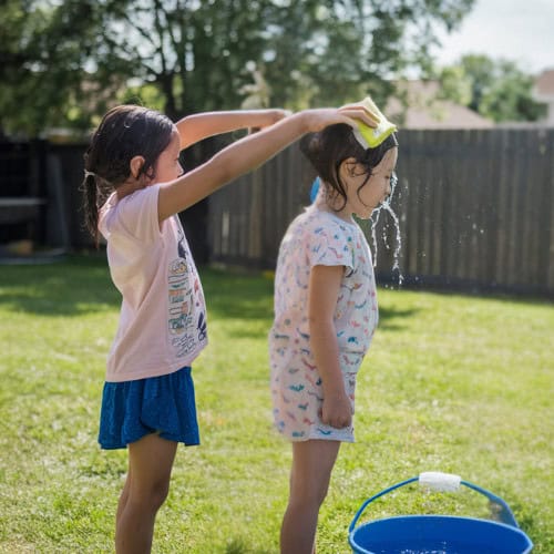 sponge relay splashing
