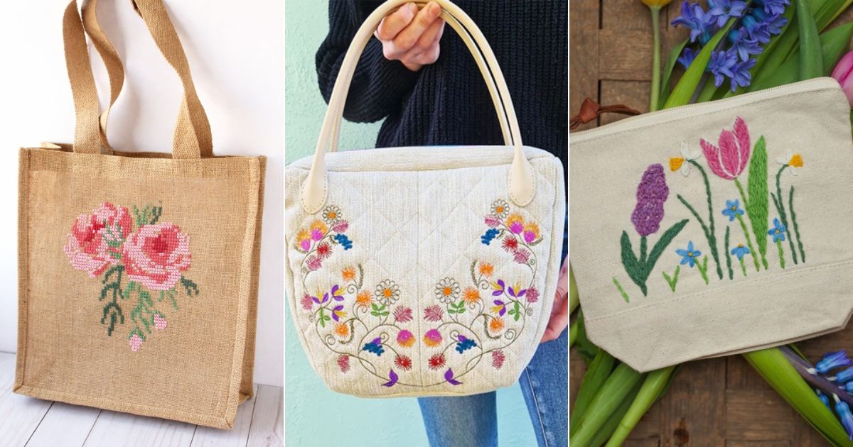 Spring Bag Embroidery