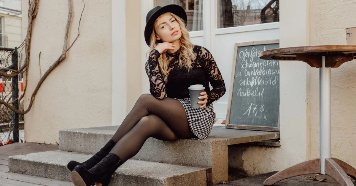 Stockings Outfit Classy: 20 Elegant Looks You’ll Love 2 stockings outfit classy
